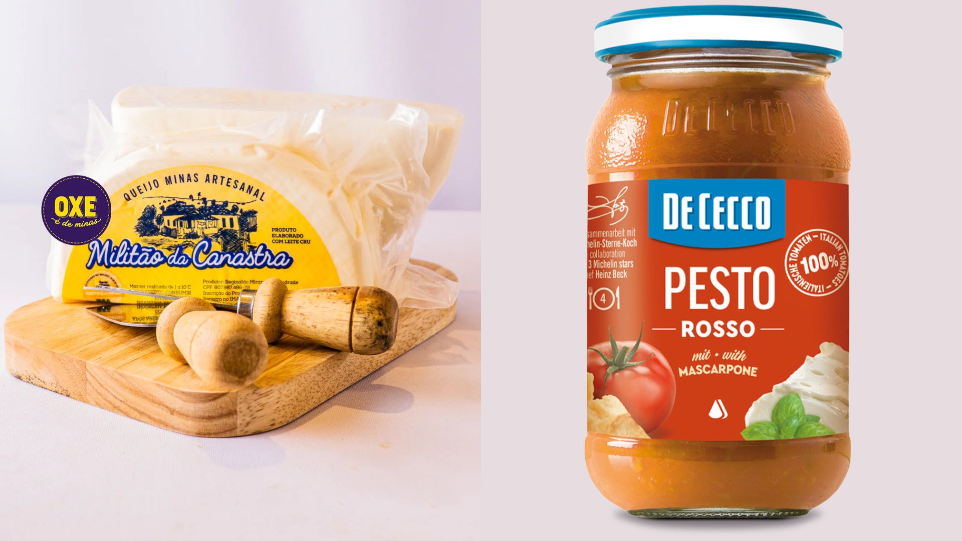 Queijo Minas da Militão da Canastra e Molho Pesto com Mascarpone da Cecco têm venda proibida em supermercados após decisão da Anvisa