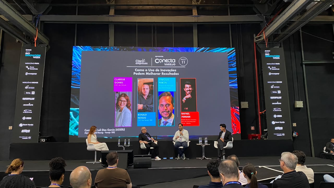 O uso de inovações como potencializador de melhoria de resultados foi debate na manhã desta quarta-feira (5) no palco Conecta Varejo, no Rio Innovation Week