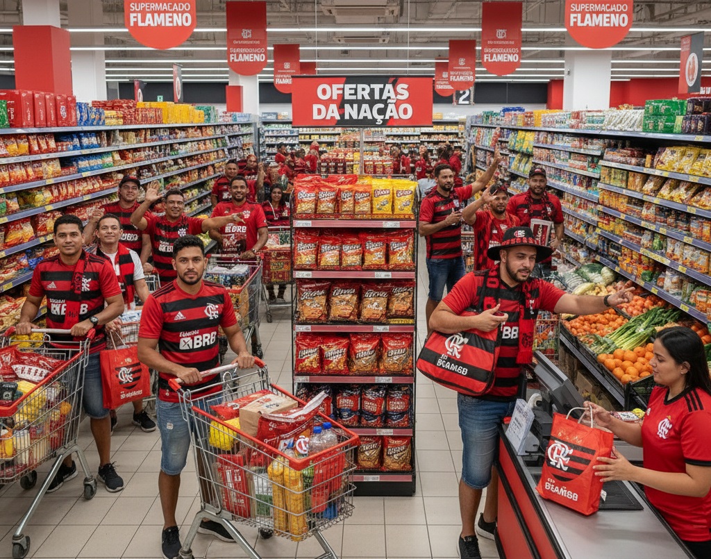 Flamengo na final da Libertadores: lucro para supermercados?