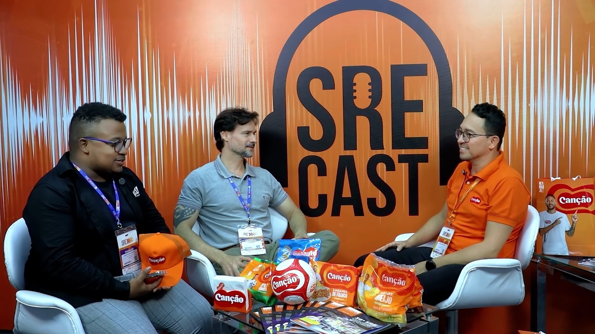Gravação do SRE Cast, na Super Rio Expofood 2026, com João Jota e Jean Giehl