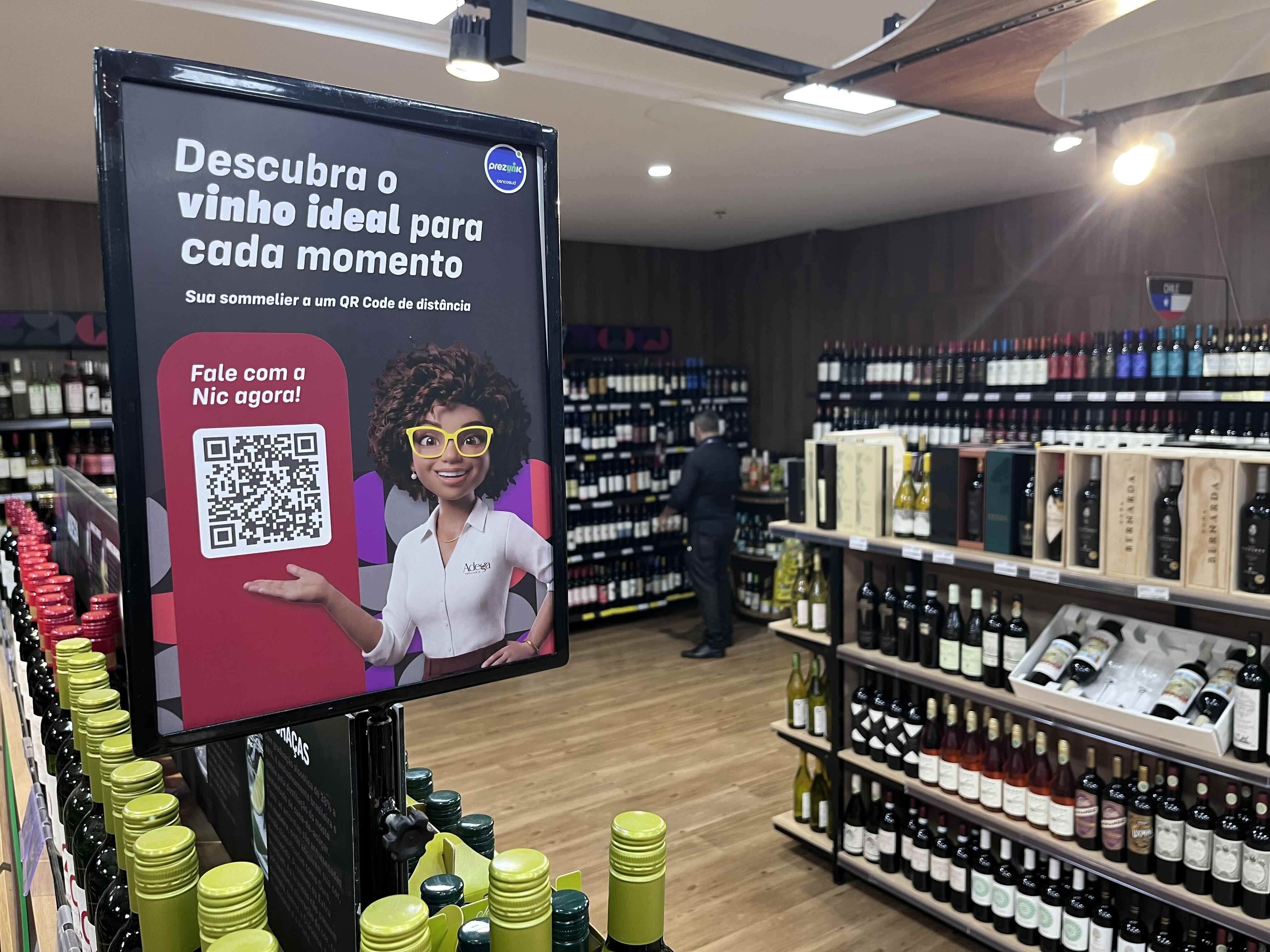 Nic Sommelier chega às adegas das lojas do Prezunic para tornar a experiência do consumidor ainda mais memorável