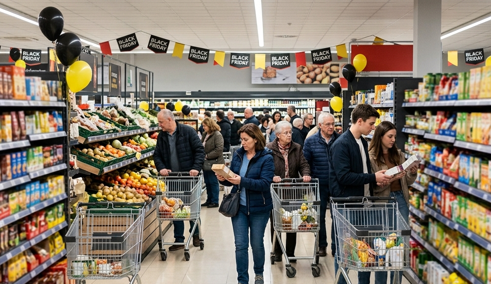 Black Friday 2026: pessoas buscam ofertas ao longo de todo o mês de novembro nos supermercados