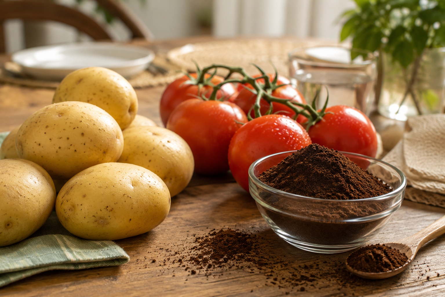 Em julho, as principais quedas entre os itens de Alimentação no Domicílio foram nos preços do tomate, batata e café
