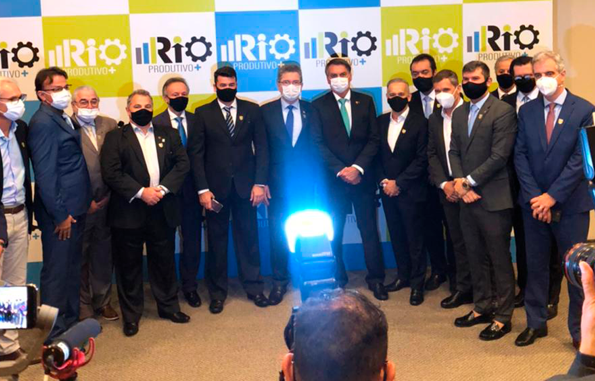 Saiba como foi o encontro do Movimento Rio Produtivo e a apresentação de propostas ao presidente  Jair Bolsonaro