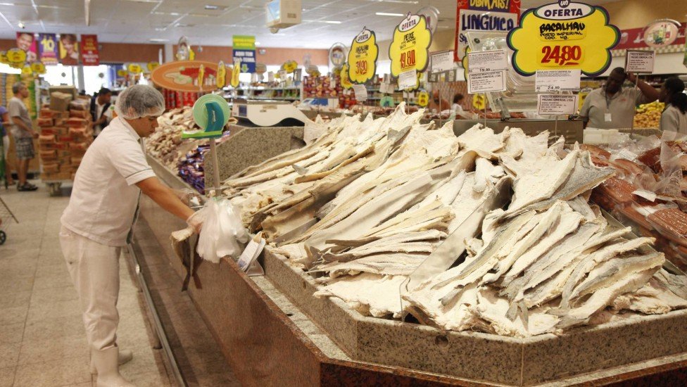 Bacalhau fica salgado demais para entrar na ceia da Páscoa
