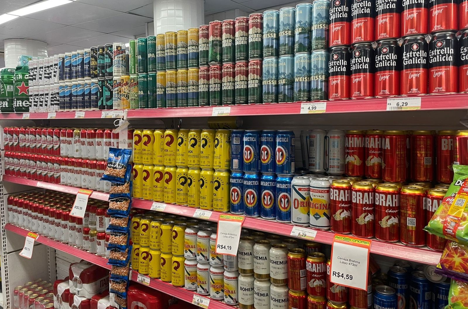 Verão intensifica vendas de bebidas no Princesa Redeconomia de Copacabana