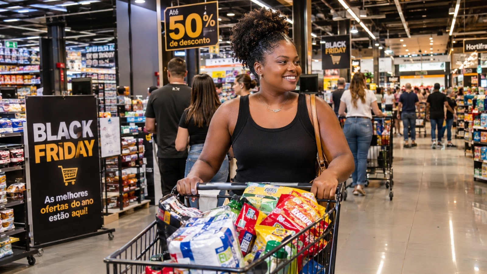 Mês de novembro pode ser uma forte alavanca de vendas para o supermercado com a Black Friday