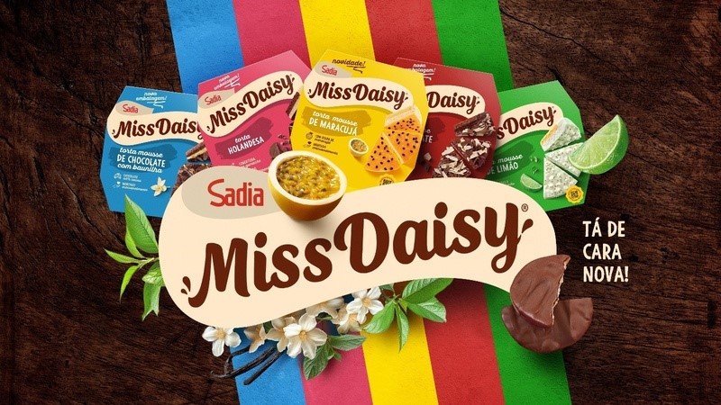 Sadia anuncia rebranding da linha de sobremesas, Miss Daisy