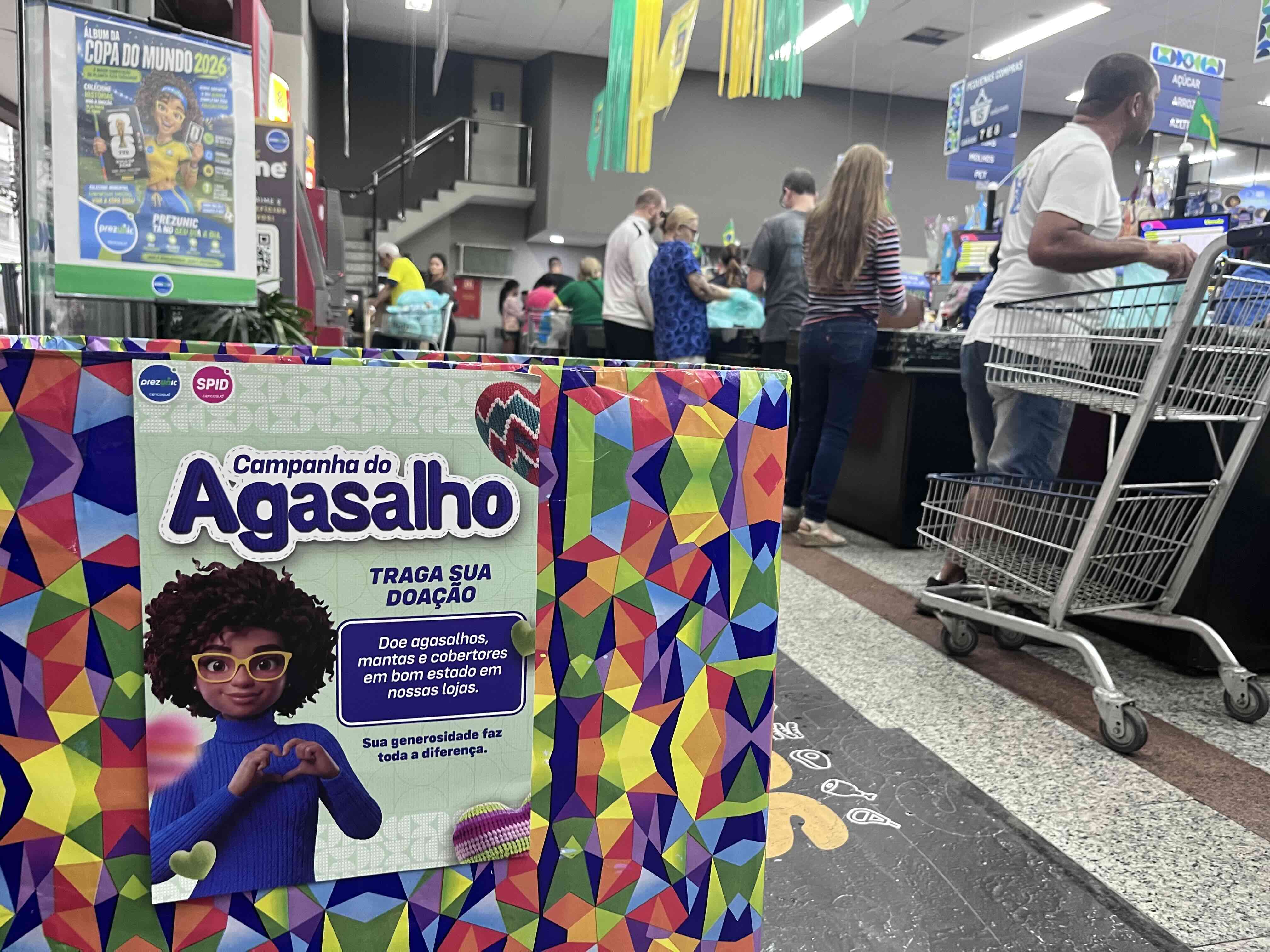 Prezunic e Spid promovem Campanha do Agasalho e reforçam papel social dos supermercados