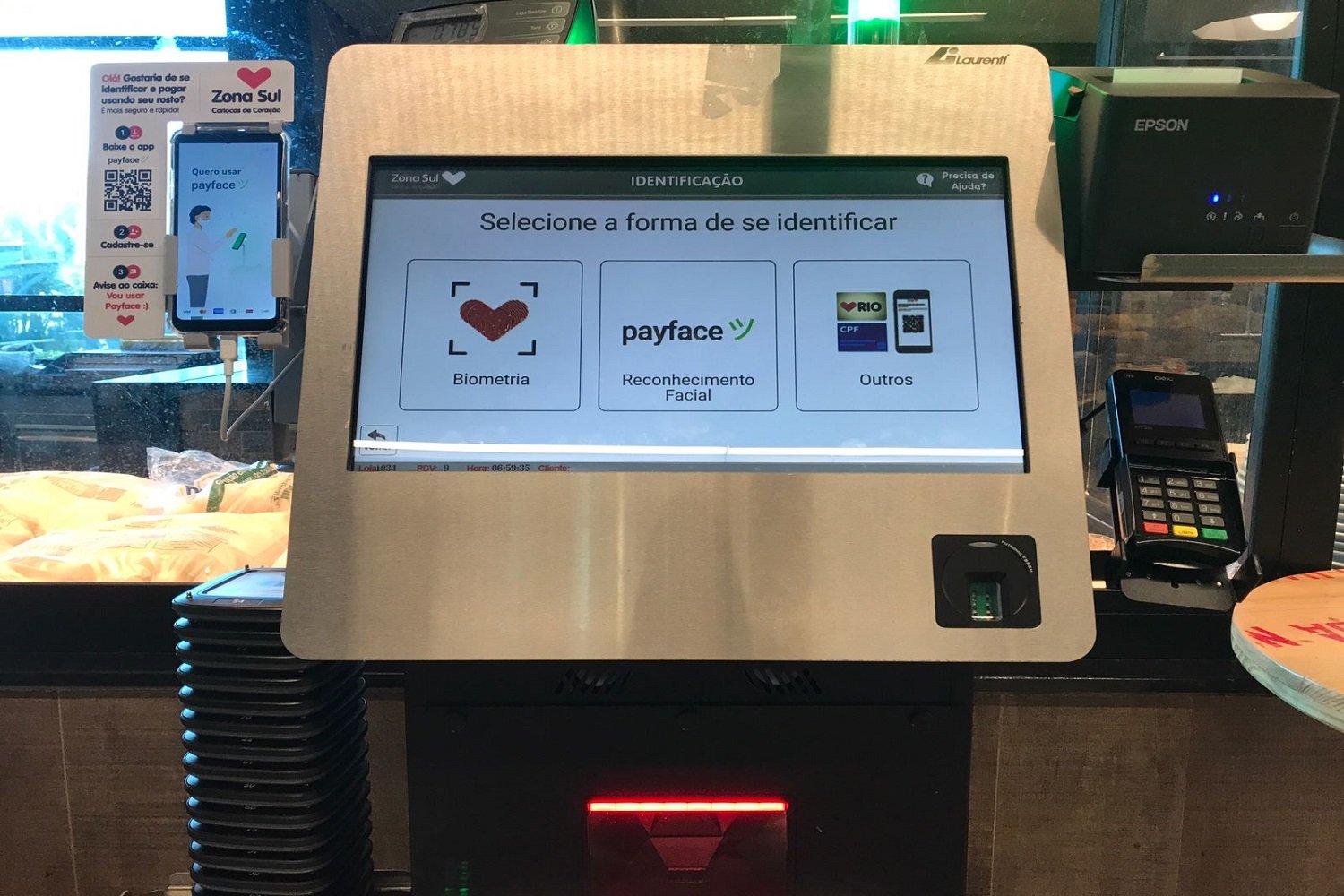 Supermercado Zona Sul passa a oferecer pagamento por reconhecimento facial
