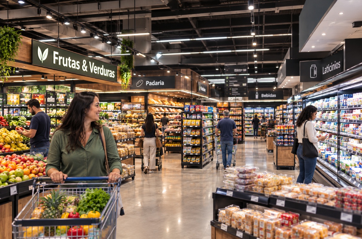 Com estratégias integradas, o supermercado facilita a jornada de compras dos clientes e garantem melhores resultados