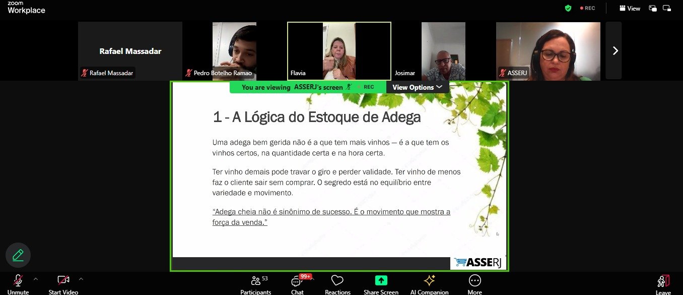 Escola ASSERJ promove Módulo 2 do curso de Atendente de Adega e reforça a importância da experiência no atendimento