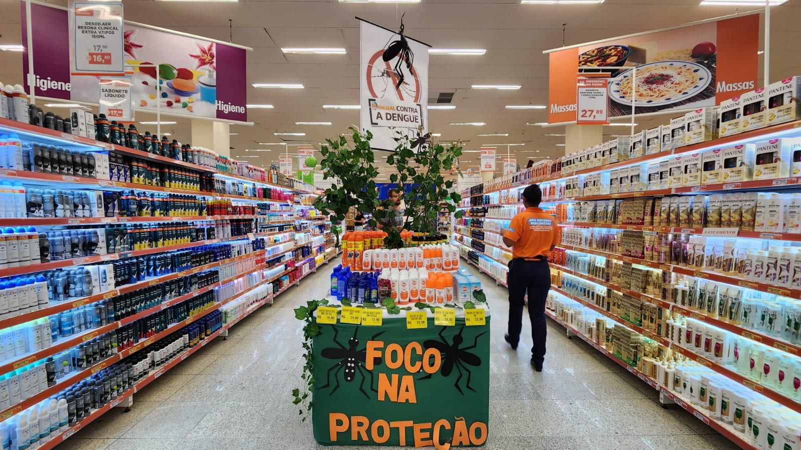 Criatividade é a novidade dos supermercados no combate à dengue