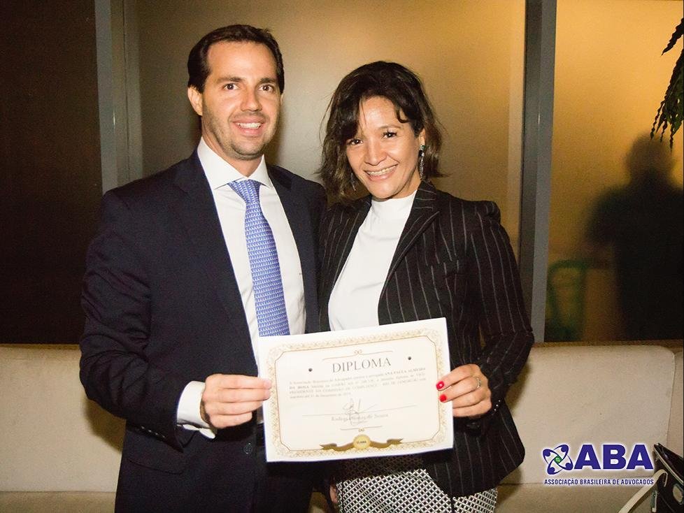 Coordenadora do Conselho Jurídico da ASSERJ é empossada Vice-Presidente da Comissão de Compliance da ABA/RJ.