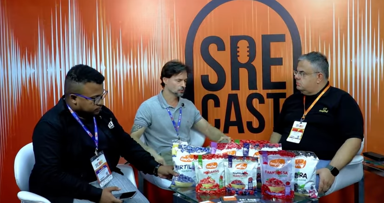 Rodrigo Cruvinel, da EasyChef, levou os novos lançamentos da marca para o SRE Cast
