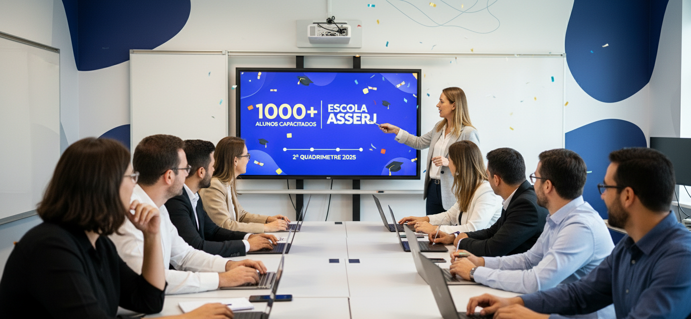 Mais de mil alunos formados: confira os números da Escola ASSERJ até o 2º quadrimestre de 2025