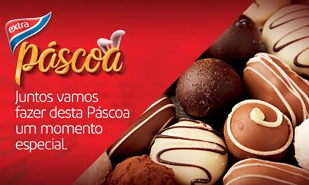 Extra parcela compras para Páscoa em até 10x s/ juros