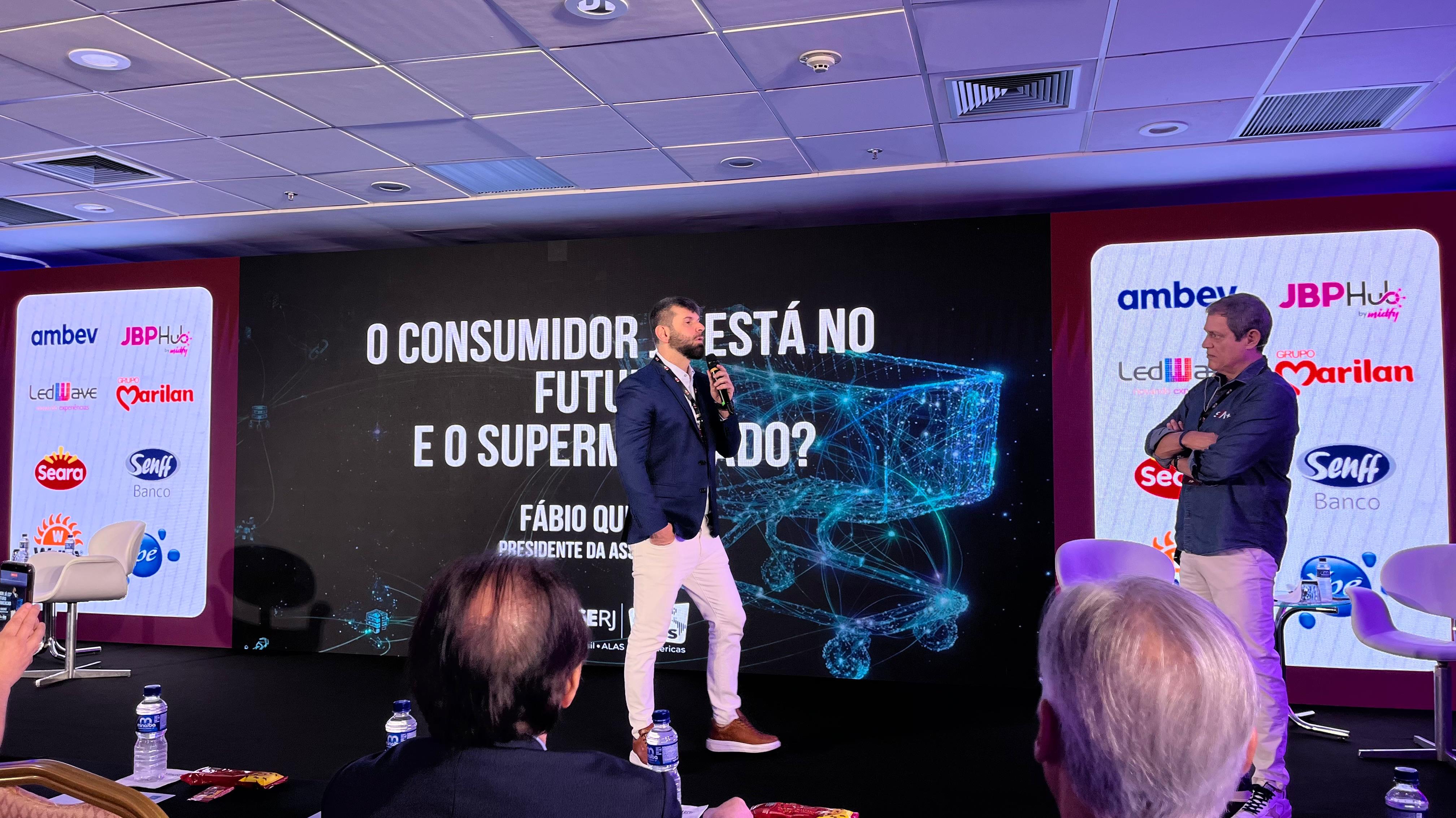 Fábio Queiróz e Sergio Alvim no Fórum de Integração Varejo e Indústria