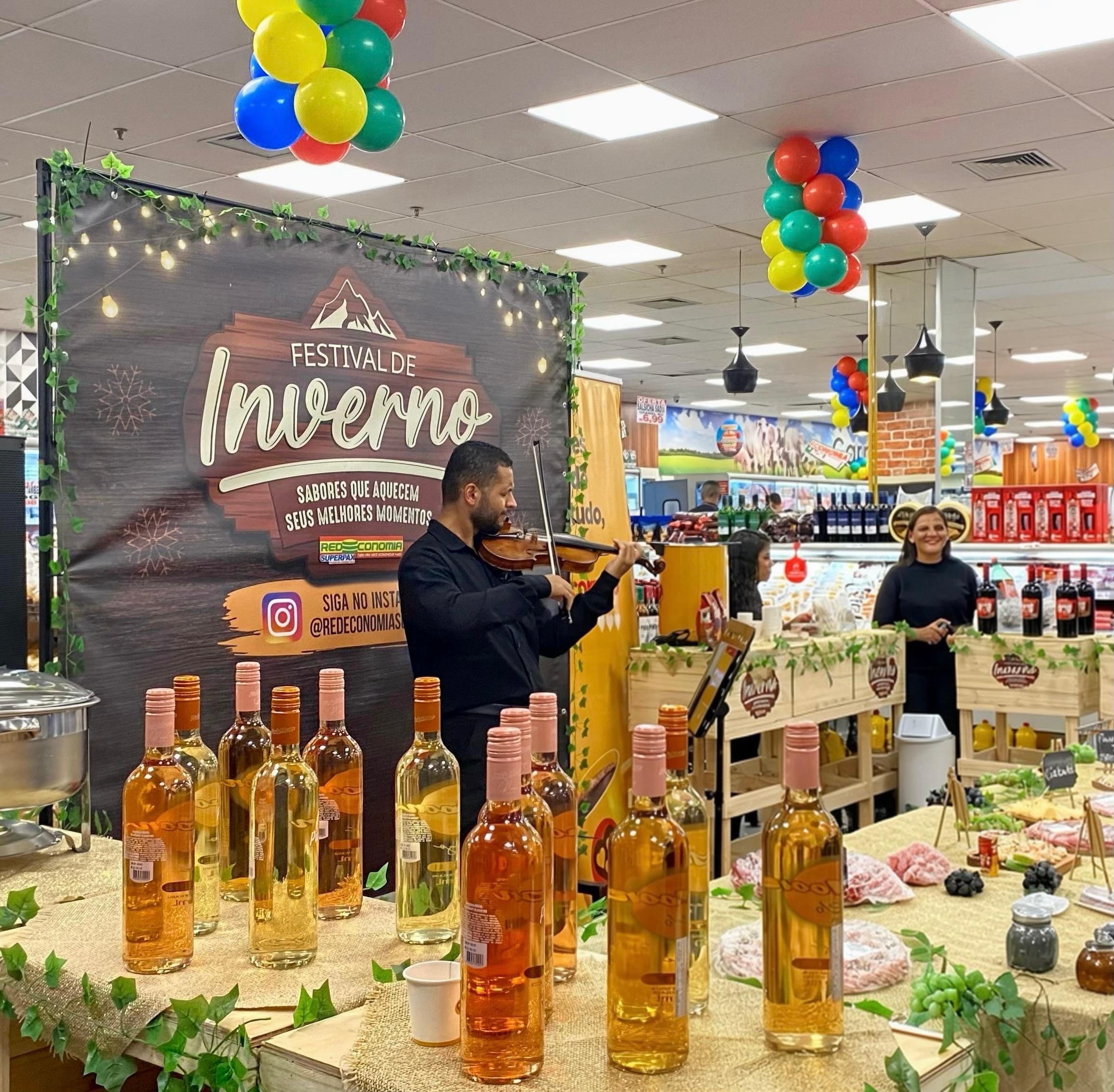 Redeconomia realizou quatro edições do Festival de Inverno dentro de suas lojas