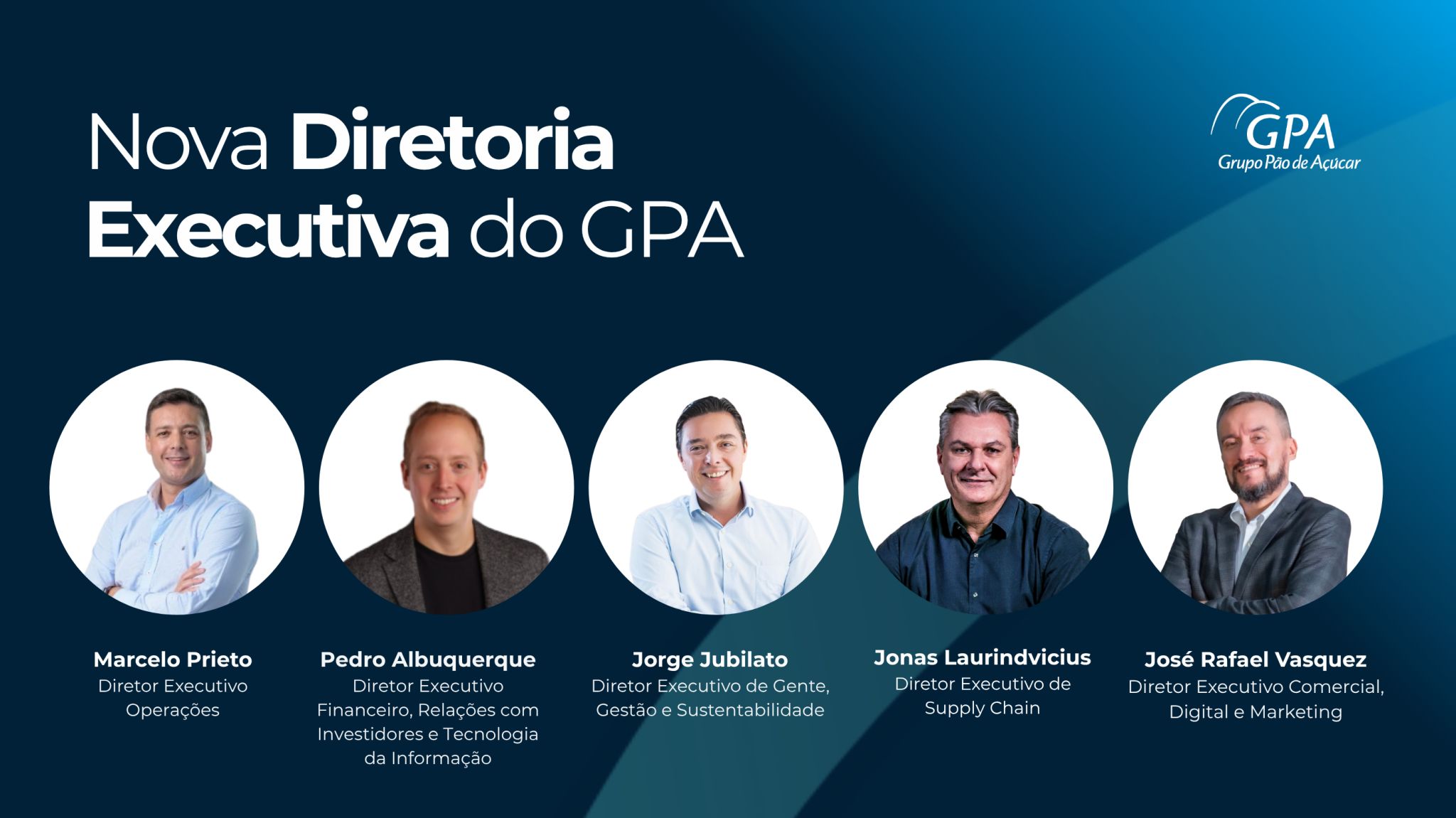 GPA anuncia nova composição para sua diretoria executiva