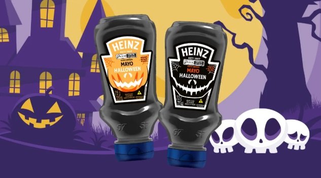 Setor no Halloween: Heinz lança maionese de alho negro temática e limitada