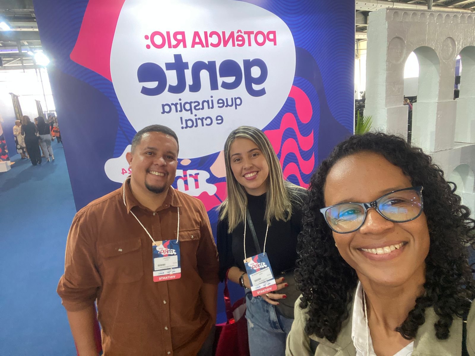 Colaboradores da área de Gente e Gestão da ASSERJ participam do RH Rio 2024, na Marina da Glória