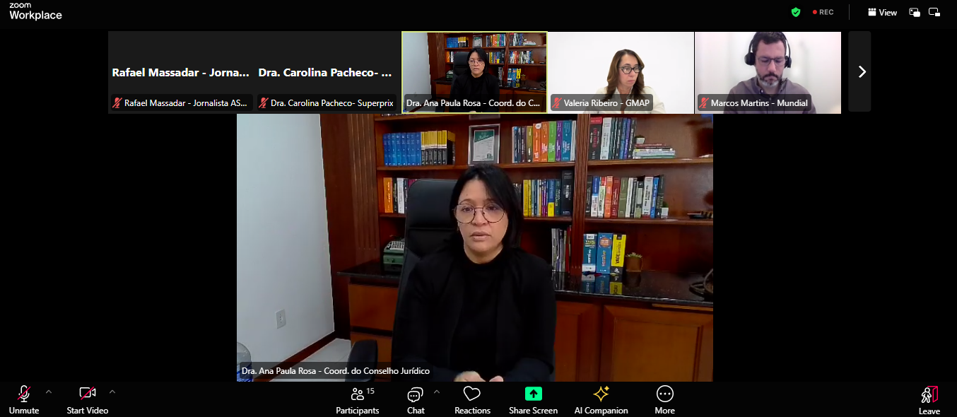 ASSERJ promove reunião do Conselho Jurídico com foco em desafios regulatórios do setor supermercadista