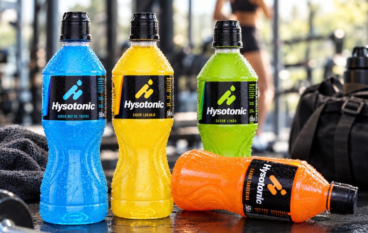 Justiça proibe cervejaria de fabricar o Hysotonic na embalagem semelhante a do Powerade.