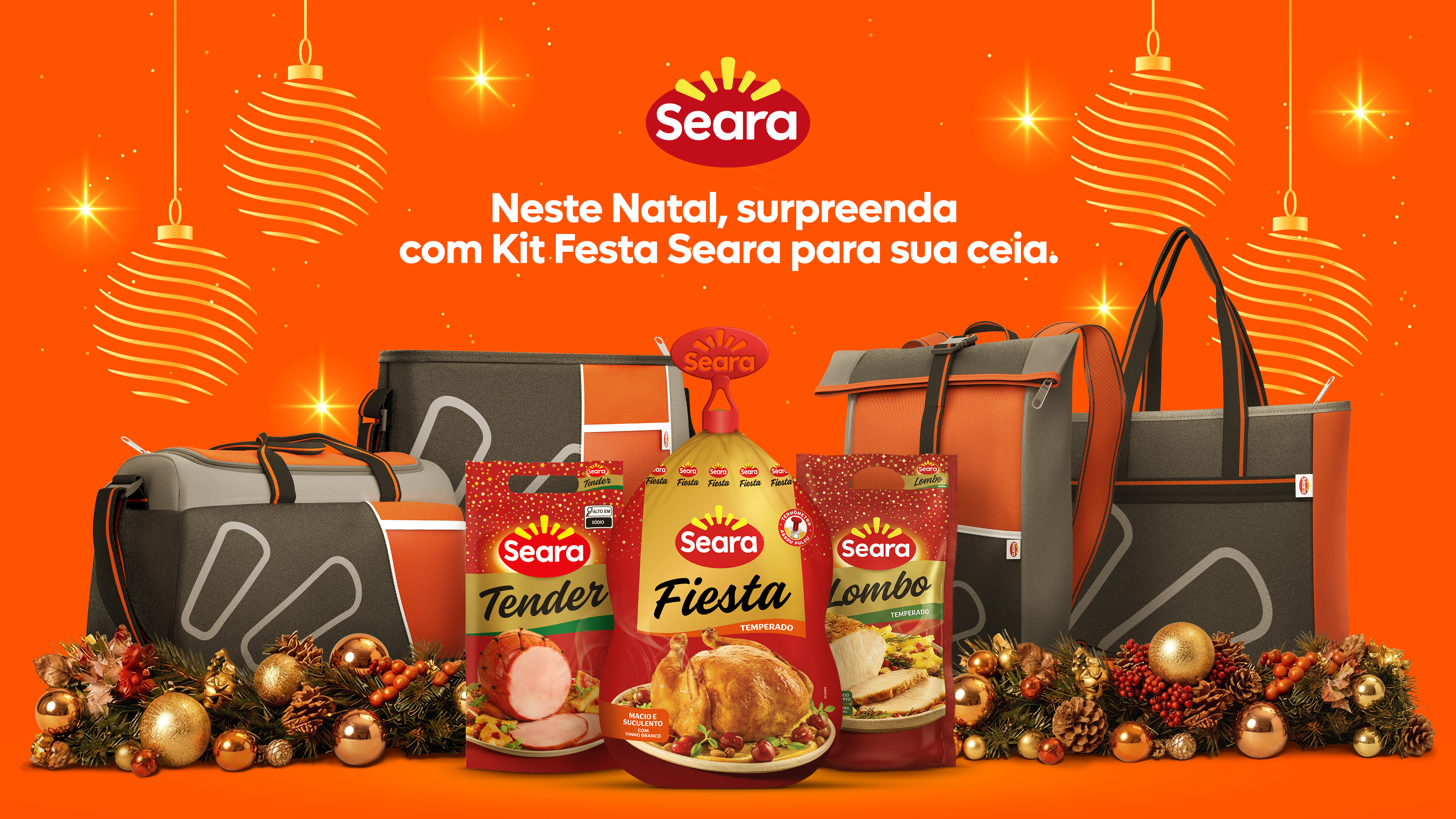 Kit de Natal Seara traz mix inovador e bolsas térmicas