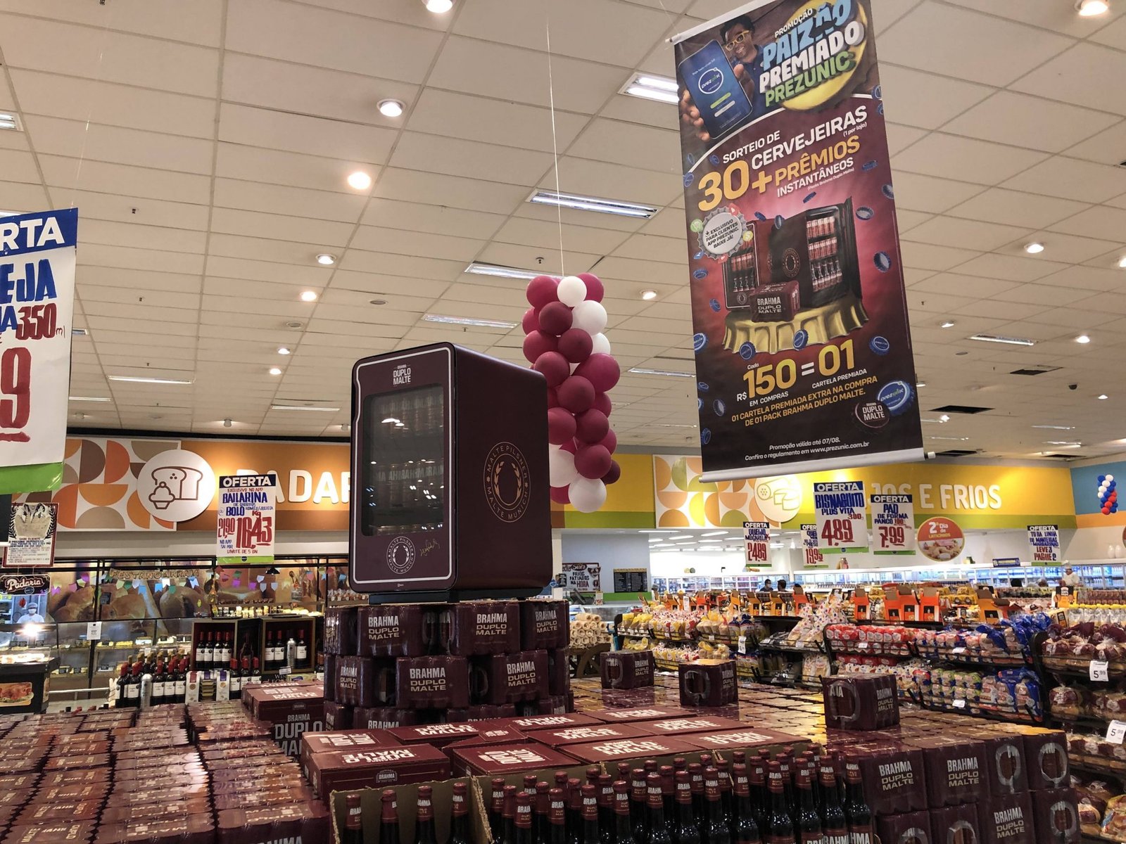“Paizão Premiado Prezunic”: clientes concorrem a 30 cervejeiras e centenas de packs de Brahma Duplo Malte