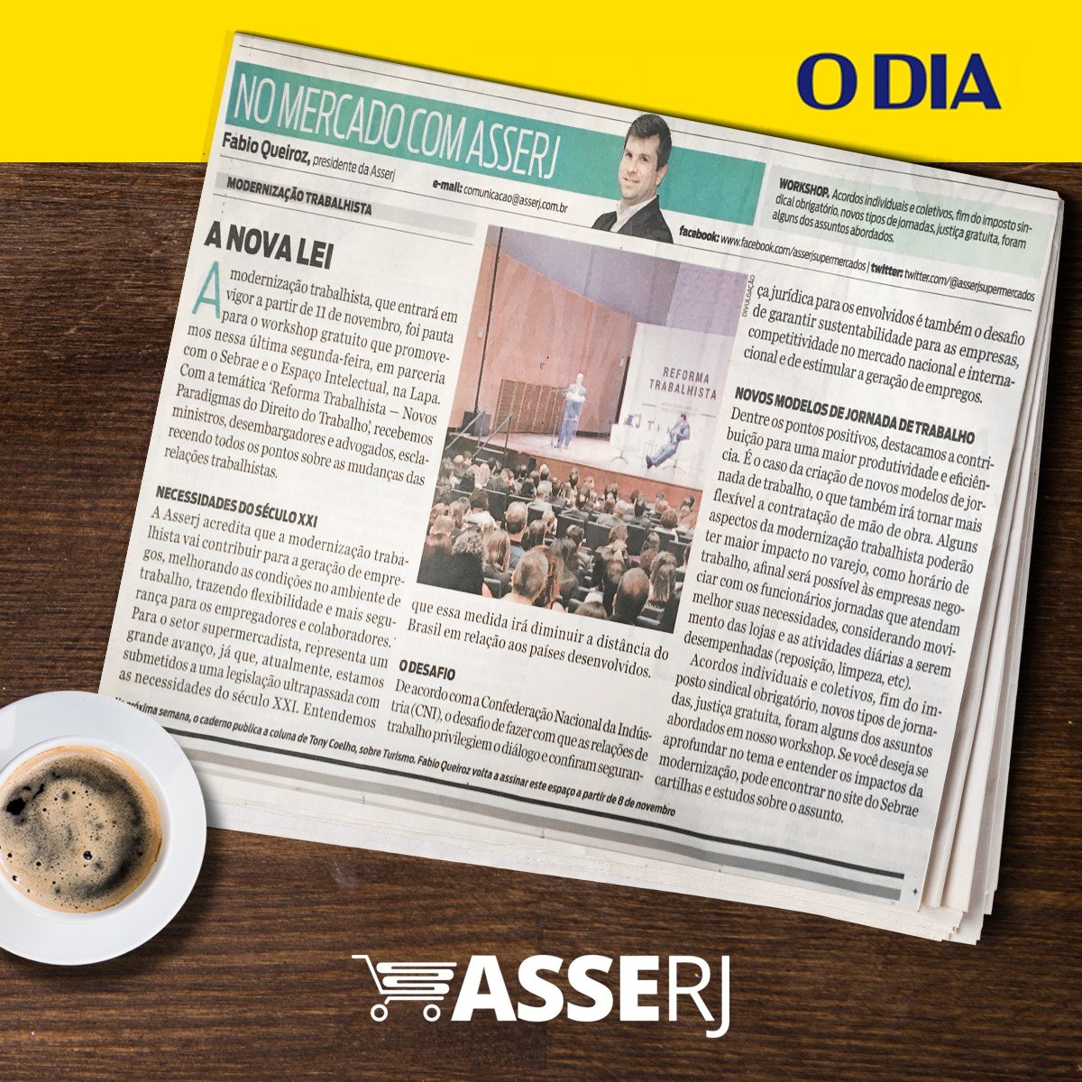 No mercado com Asserj: a nova lei