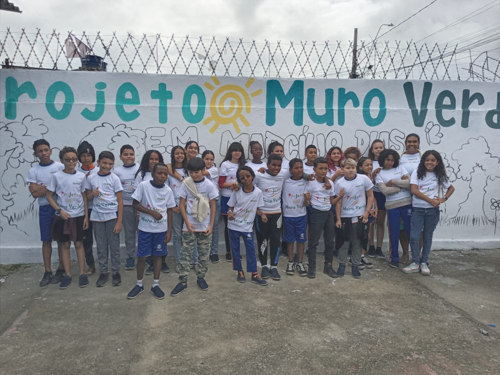 Vianense retoma as atividades do Projeto Muro Verde