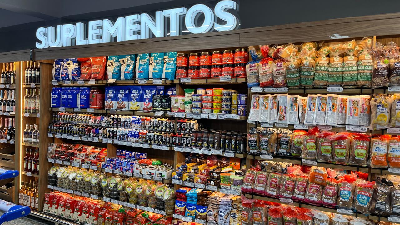 Setor de suplementos na Casa do Sabão Paracambi é destaque da unidade