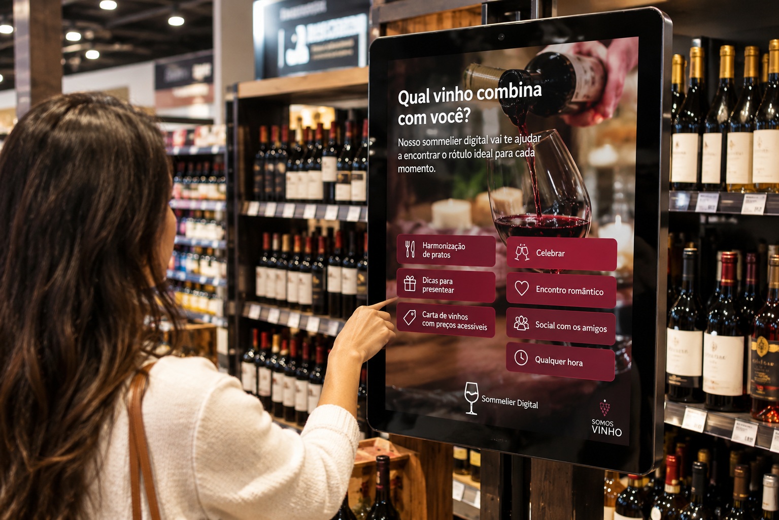 Sommelier digital no supermercado: vale a pena apostar nessa tecnologia?