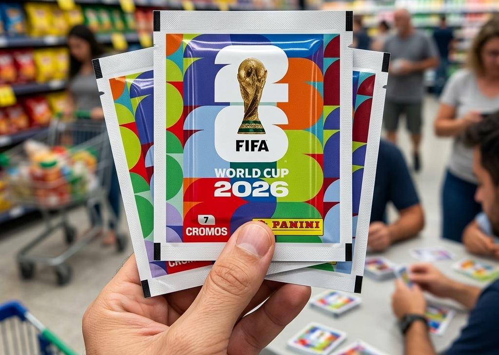 Supermercados do Rio viram pontos de troca de figurinhas da Copa do Mundo 2026