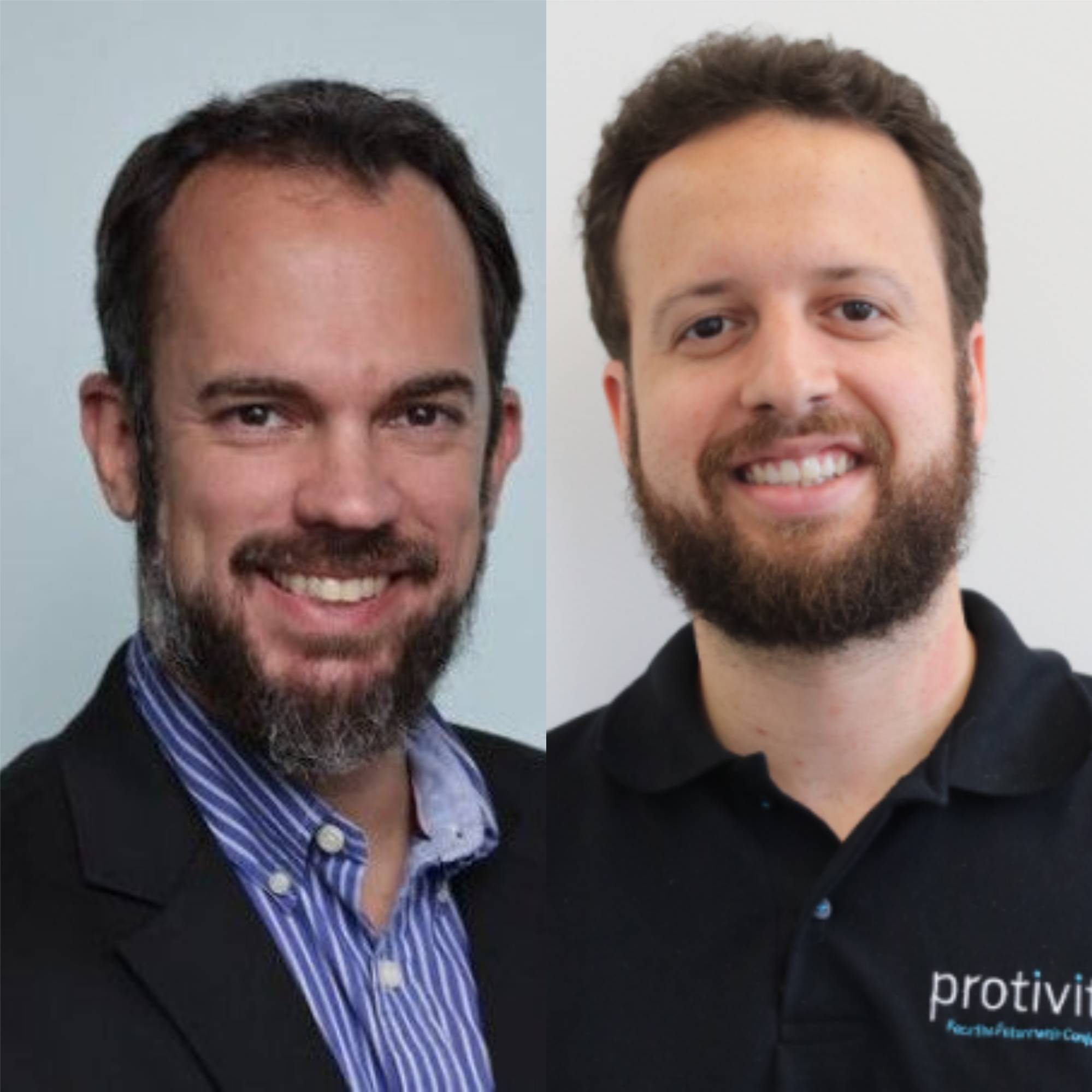 O diretor de performance empresarial e transformação na Protiviti, Thiago Mancilha, e Rodrigo Castro, diretor executivo da empresa e Co Fundador da Profit Shield