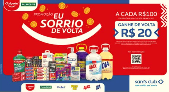 trade marketing da colgate com Sam’s club